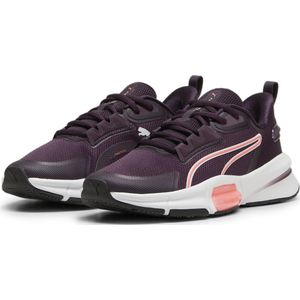 PUMA PWRFrame TR 3 Wns Dames Sportschoenen - Midnight Plum-Vapor Gray-Sunset Glow - Maat 37