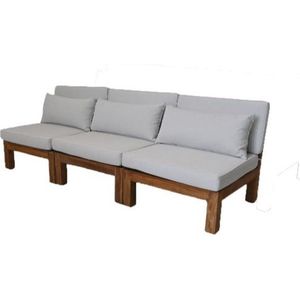 Terrasstoelen weerbestendig - 3-delig (incl. kussens) - tuinstoel kuip - kuipstoel buiten - lounge fauteuil - lounge stoel - loungestoel - tuinstoelen - Wood Selections