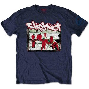 Slipknot - 20th Anniversary - Red Jump Suits Heren T-shirt - M - Blauw
