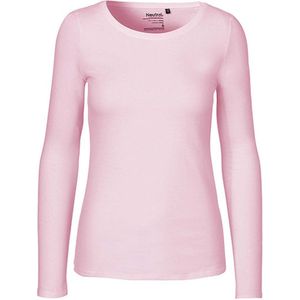 Neutral Ladies´ Long Sleeve T-Shirt NE81050 - Light Pink - XL