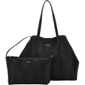 GUESS Shopper Schoudertas Vikky II Large 2 In 1 Tote Bag Black Zwart