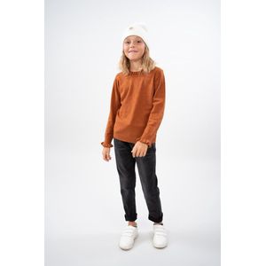 DEELUXE High neck sweater Cognac