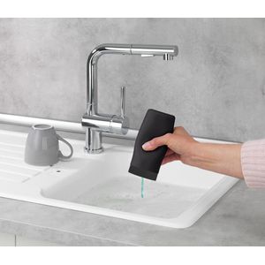 Easy Squeez-e dispenser voor afwasmiddel - Doeltreffend - 250 ml - Blauw - Hoogwaardige siliconenzeep dispenser
