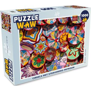 Puzzel Cirkel - Patronen - Bloemen - Kleuren - Legpuzzel - Puzzel 1000 stukjes volwassenen
