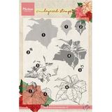 Marianne Design Stempel Layering Tinys poinsettia TC0859