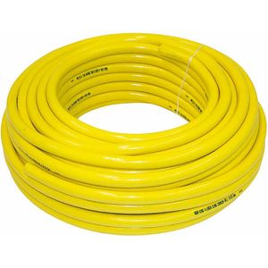 AquaKing Flexibele Gele Tuinslang Rol á 50 Meter - 30 mm (1¼"") - Tuinslang - Tuinslangen - Tuinslang Flexibel - Flexibele Tuinslang - Waterslang - Geel - Tuinslang 50 Meter - Waterslang Flexibel - Flexibele Tuinslang 50 Meter