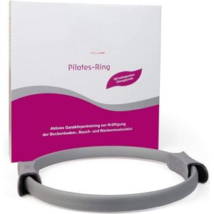 Pilates Ring - Yoga Ring - Fitness Ring - Buikspiertrainer - Beentrainer - Thuis Fitness - Duurzaam Rubber - Anti-Slip Grepen - Optimale spiertraining van armen, benen rug en schouders