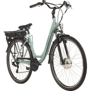 Hollandia Fiets (elektrisch) E-stadsfiets dames Hollandia Lido 28'' e-bike 7 versnellingen groen - 49 cm