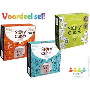 Rory's Story Cubes voordeelset! Classic, Actions & Voyages