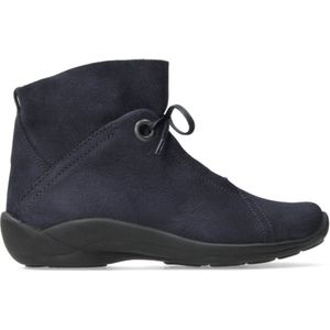 Wolky Hoge veterschoenen Diana blauw nubuck