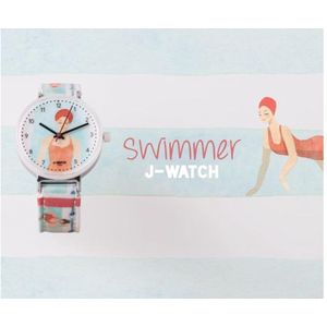 JU'STO J-WATCH horloge - swimmer - 30 mm