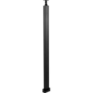 Trapleuning - RVS Relingpaal - 106,7x5x5cm - Gepoedercoat - 1,5mm Dikke Leuningpaal