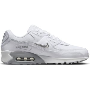 Nike Air Max 90 - Herenschoenen - wit-licht grijs - maat 46