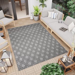 Tapiso Capri Vloerkleed Binnen Indoor Outdoor Woonkamer Tuintapijt Maat- 80x150