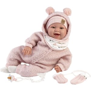 Llorens soft body Babypop Tala Sonrisas zonder geluid 44 cm
