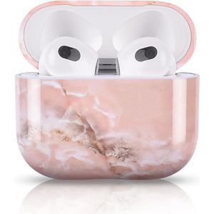 Stijlvolle Marmeren AirPods 3 Hoes - Shockproof Bescherming voor AirPods 3 Oplaadcase