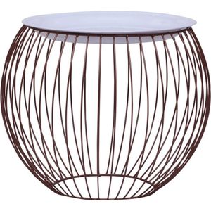 vidaXL - Salontafel - Ø - 51 - cm - goudkleurig
