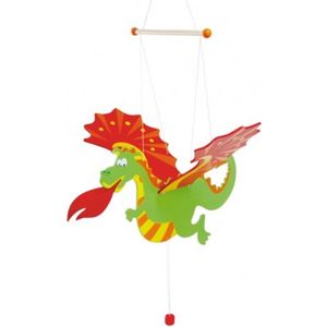 Simply for Kids Vliegende Draak - Houten Mobiel voor Kinderkamer