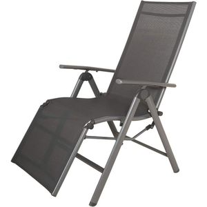 Aluminium Fauteuil met Armleuningen - Verstelbare Rugleuning voor Maximale Comfort