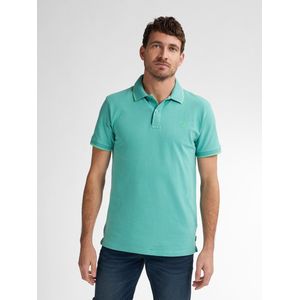 Petrol Industries Heren Polo Shirt - Korte Mouw - Katoen - Herenkleding - Groen - Maat S