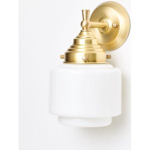 Art Deco Trade - Wandlamp Getrapte Cilinder Small Royal Messing