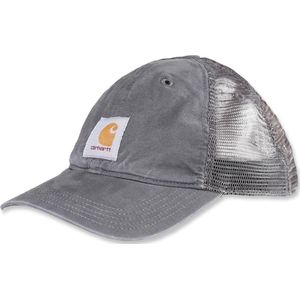 Carhartt Buffalo Cap Canvas Mesh - Gravel Grijs