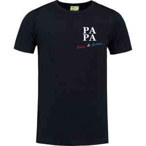 Vaderdag - t-shirt - met naam of namen van de kinderen en Papa - maat XXL