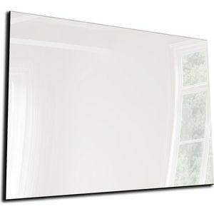 Designglas Whiteboard - Gehard Glas - Magneetbord - Memobord - Magnetisch - Krasbestendig - Frameless - 90x60cm - Spierwit