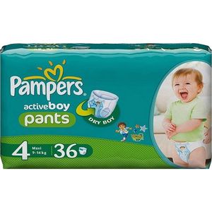 Pampers - Active Boy Pants - Diego - Maat 4 - 36 Luierbroekjes