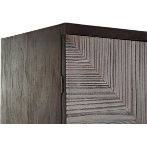 Boekenkast - closet spruce mdf 86x41x181 aged light brown - bruin