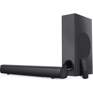 Soundbars voor TV met Subwoofer - 160 Watt - Kamer Vullend Geluid - Met Afstandsbediening - Met Muur Bevestigingsset - Bluetooth - AUX - USB - Optische Aansluiting -