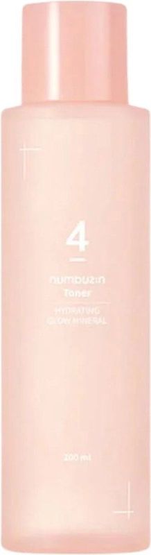 Numbuzin - No.4 - Hydration Glow Mineral - 200ml - Toner - Gladde Huid - Hydraterend - Verzorgend - Korean Skincare
