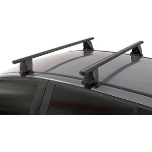 Dakdragers geschikt voor Seat Leon (5F) 2012-2020 5-deurs hatchback Menabo Delta zwart