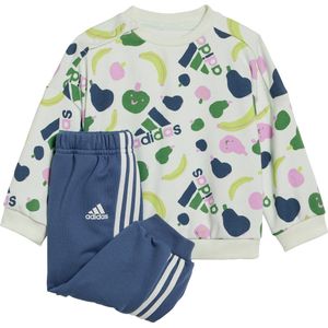 adidas Sportswear Essentials Allover Print Joggingpak Kids - Kinderen - Groen- 104