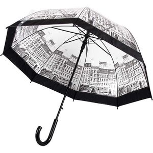 Duidelijke Grote Transparante Zie Door Bruiloft Dames Paraplu - Bubble Dome Vorm transparent umbrella