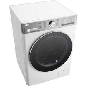 LG F4DR9537S2W - A-20% - 13 kg Was- droogcombinatie met TurboWash™ 39 - Slimme AI DD™ motor - EzDispense™ - Hygiënisch wassen met stoom - ThinQ™