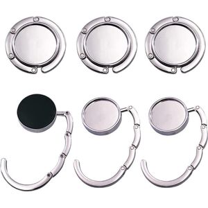 Goodivery ® Stijlvolle Opvouwbare Tashouder voor Tafel met Antislipmat, Set van 3 Stuks, Draagkracht tot 5 kg