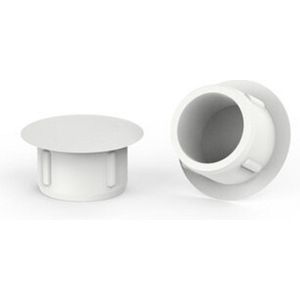 Afdichtdop wit voor gat 10mm - 10 stuks - Afdekdopjes voor boorgaten