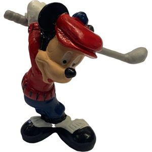 Golfende Mickey Mouse - speelfiguur - 7 cm - Golf speler - Bullyland