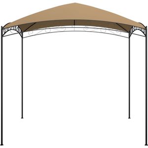 vidaXL Prieel 180 g/m² 3x3x2,65 m taupe - Prieel - Priëlen - Prieëlen - Gazebo