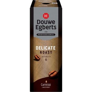 Douwe Egberts Koffie delicate roast cafitesse pak 1,25 ltr, doos 2 pakken