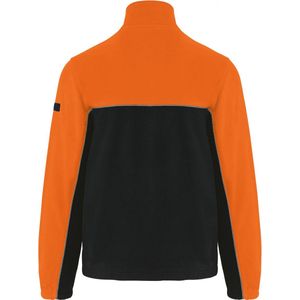 WK. Designed To Work Tweekleurige ecologishe uniseks fleece WK904 - Black / Orange - 3XL