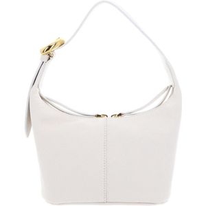 COCCINELLE Leren Handtas Fernanda Handbag Blanco Crème