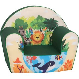 Kindersofa Jungle - speelgoed 1 jaar - Kinderbank - Peuterstoel - Kinderzetel - Kinderfauteuil - Gomoor