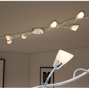 Plafondlamp met 6 LED-lampen G9 240 W