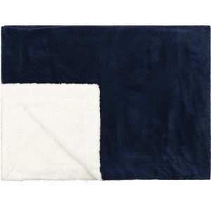 Livello Fleece Plaid Calvin Dark Blue 150x250