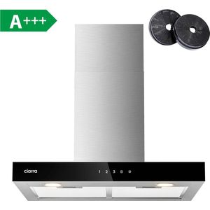 CIARRA CBCS6102 - 60cm Afzuigkap RVS - met WiFi - inclusief set koolstoffilters – 650m3 – DC motor energieklasse A+++