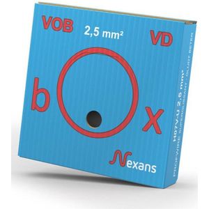 NEXANS VOB draad (H07V-U) 2.5mm2 blauw rol 100 meter (10546242)