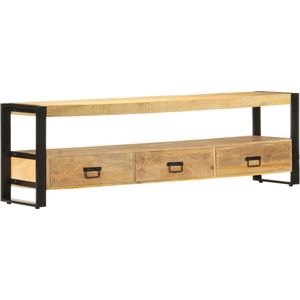vidaXL - Tv-meubel - 150x30x45 - cm - massief - mangohout