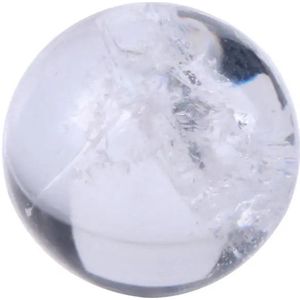 Witte Kristallen Bol 2CM - Bollen natuurlijke edelsteen - kralen kristal bol